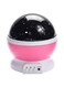 Artlook Star And Moon Rotating Projector Night Lamp Pink/White/Black 13X13X14.5Cm