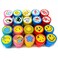 CRAFT MAGIC 20 piece stamps for kids 10 emoji and 10 motivation reward pencil top stamp.