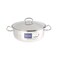 Korkmaz Mega Stainless Steel Low Casserole Silver 28cm
