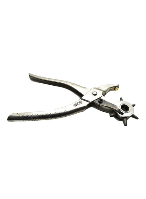 Generic Leather Hole Punch Plier Silver