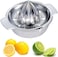 Citrus Lemon Orange Grapefuit Juicer Manual Squeezer Stainless Steel 304 Robust Hand Juicer Reamer Rotation Press with Strainer＆12 OZ Bowl, 2 Pour Spouts, Dishwasher Safe, Easy to Clean, Heavy Duty