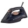 Dry and Wet Steam Iron With Self-clean function Adjustable Temperature Control Ceramic Soleplate 2200W Black