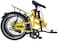 Vego Fold 20 Inch Single Speed Folding Bike, Yellow