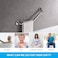 Stainless Steel Shower Angled Grab Bar (1 Inch Thick),Shower Sturdy Safety Handle, Bathroom Balance Bar, Safety Hand Rail Support,Handicap, Elderly, Injury, Senior Assist Bath Handle, by WESDA