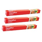 Buy Carrefour Aluminum Foil Silver 3 PCS in UAE