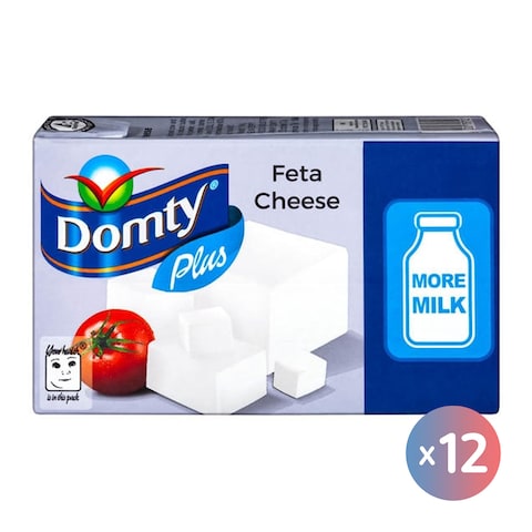 Domty Plus Feta Cheese - 1 Kg - 12 Pack