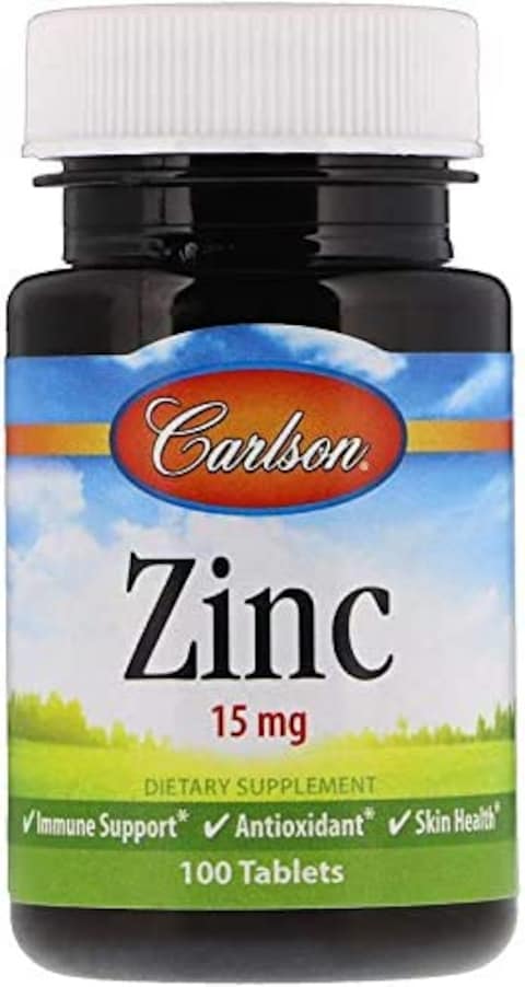 Carlson Labs, Zinc, 15 Mg, 100 Tablets