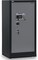 Rubik Safe Box X-Large Capacity, Triple Security Lock, Floor Standing with Wheels, Fire Resistant Coat, for Home Office (Size 120x60x49cm) Black/Grey