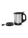 Geepas Stainless Steel Electric Kettle 1.8L Gk165N Silver/Black