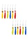 Royalford 12-Piece Fruit Knife Set Multicolour standard