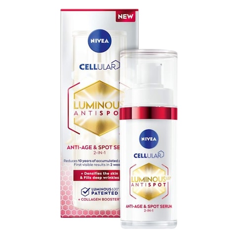 Nivea Cellular Luminous 630 2 In 1 Anti Age And Dark Spot Serum 30ml