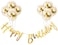 Party Propz Set Of 9 Golden Birthday Banner With Confetti Balloons Combo For Birthday Decoration Items For Girls/ Balloons For Girl Birthday Party