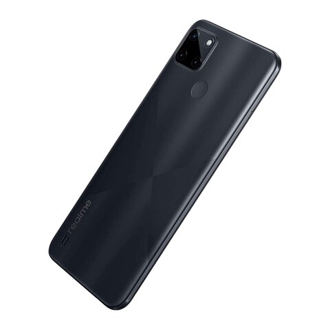 realme C21Y- 6.5-inch 64GB/4GB Dual SIM 4G Mobile Phone - Cross Black