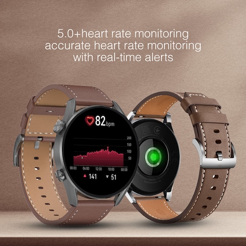 Triple OG GT3 Pro Max Sports Watch With Bluetooth Calling, NFC, GPS, Wireless Charging And Dual Bluetooth 5.2, Brown