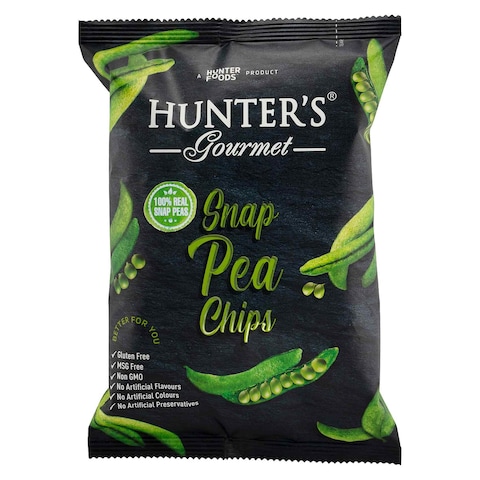 Buy Hunters Gourmet Snap Peas Chips 50g in UAE