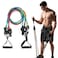 Doreen 11pcs set Fitness Resistance Bands Tubes Yoga Pull Rope Sport Fitness Gum Workout Exercise Bands Gym Sport Rubber Expander