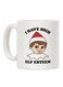 muGGyz Printed Ceramic Coffee Mug White