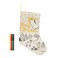 Christmas Magic Christmas DIY Stocking for Decoration- 39 cm Size- White/Yellow