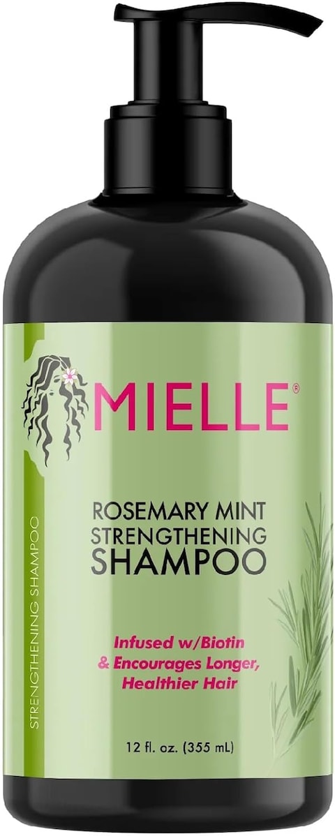 Mielle Organics Rosemary Mint, Biotin Infused, Encourages Growth Hair Products For Stronger And Healthier Hair, Shampoo &amp; Conditioner Styling Bundle Set 2 PCs