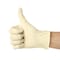Generic-(M)100 Pcs/Disposable Gloves Thick Powder-Free Rubber Latex Stretchy Gloves Sterile Food Safe Grade for Home Food Laboratory Use