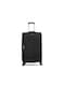 Giordano Trolley Bags 3 Pcs Set Softside Spinners, Black