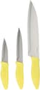 Flamingo Knife Set, Yellow FL2006Knfst, 3 Pieces