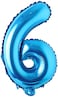 Generic 6 Number Foil Balloon 16-Inch
