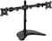 Ntech Dual LCD Monitor Mount (05308), Free Standing Fully Adjustable Desk Fits Two Screens Up To 27", Full Motion, 45&deg;~ -45&deg; Tilt, 180&deg; Swivel, 360&deg; Rotate, 17.6Lbs Capacity, W/Grommet Base