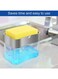 Generic Soap Pump Dispenser And Sponge Holder For Kitchen Silver 10cm