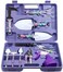 10 Pieces Garden Tools Set  Gardening Tools with Purple Floral Print Garden Hand Tools with Carrying Case Gardening Gifts for Women
