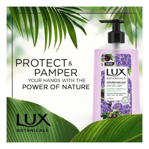 Lux Botanicals Perfumed Hand Soap With Fig Extract And Geranium Oil 500ml