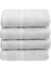 Princess 4-Piece Fast Absorbent Hand Towel Set, White 40 X 70cm