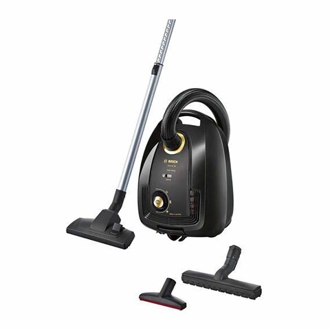 Bosch Serie 4 Bagged Vacuum Cleaner - 2200 Watt - Black+ Hand Blender
