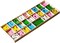 Creative Wooden Craft Letters with Wood Storage Tray Set,Natural Blank Unfinished Wooden Alphabet Letters for Kids Learning Gift,Home Decoration ( Multicolour)
