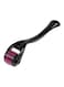 Derma Roller Titanium Micro Needles Roller Black/Pink 1.5Millimeter