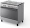 Toshiba Gas Cooker 90/60 Cm 5 burner Steel-RL2-90G5GE(MR)
