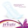 Private Maxi Pocket Night Sanitary Pads White 24 countx2