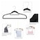 10-Piece Velvet Hanger, Non-Slip Hanger Space-Saving Hanger, Suit Hangers, Flat Design with 360&deg; Swivel Hook for Space Adaptive