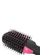 3-In-1 Hot Air Hair Dryer Volumizer Brush Black/Pink