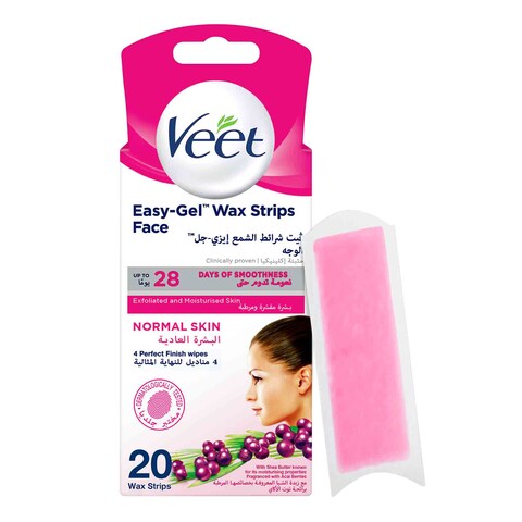 Buy VEET HAIR RMV COLD WAX B:STRIP X20 in Kuwait