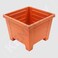 Kenpoly Square Planter No. 5 Brown