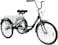 Classic Adult Tricycle With Basket 24 Inch - Black