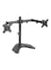 Star Dual LCD Monitor Standing Desk Mount For 27 Inch Tv Tmwm-3121 Black