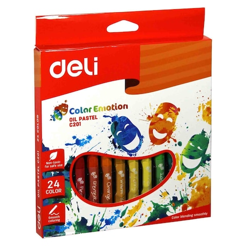 Deli Color Emotion Oil Pastel 24PC