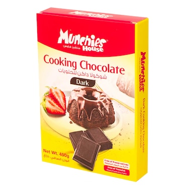 Munchies House Dark Cooking Chocolate 450GR