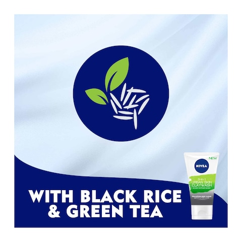 Nivea 3 in 1 Clay Wash Scrub Mask - 150ml