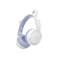 Promate Kids Wireless Bluetooth Headphones with LED Cat Ears, Safe Volume Limit, Mic, AUX, TF Card Slot, Panda Lilac