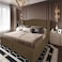 In House Al Dimashqi Linen Bed Frame - Single - 200x100cm - Brown
