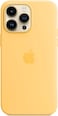 Excuse Quality Silicone Case For iPhone 14 Pro With Magsafe Wireless Charging Support - Yellow