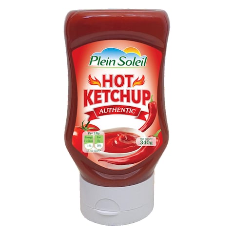 Plein Soleil Hot Tomato Ketchup Squeeze 340GR